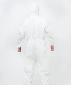 使い捨て防護服裏側